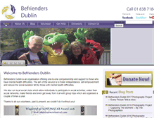 Tablet Screenshot of befriendingservice.com
